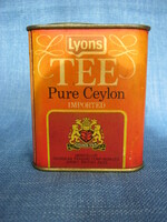 Lyons tea Ceylon tea metal box