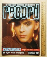 Record mirror 1984/1/14 duran marilyn intaferon motor city joolz d.St eurythmics tina turner color