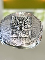 Lenyűgöző, mexikói ezüst Medál és Bross