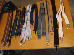 Bag shoulder straps in pieces
