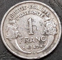 Franciaország 1 frank, 1949. „B” , Beaumont-le-Roger