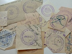 D202563 Jánoshida old stamp impressions 18 pcs. About 1900-1950's