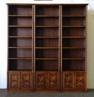1R232 large colonial bookcase with shelves 252 x 225 cm for approx. 1500 books!