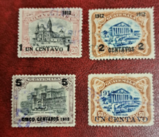 Guatemala 1912. bélyegek F/5/3