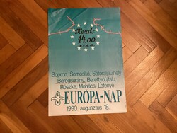 Europe Day 1990, poster.