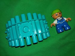 MINŐSÉGI LEGO® DUPLO építész figura + háztető alap játék figura szép állapot a képek szerint