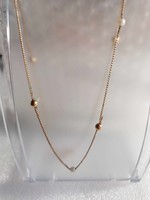 Sold out!!!Gold-plated chain with pearls