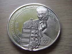 Bozó: Reburial of Prince József Mindszenty as Primate 1991 silver commemorative coin 72.07 Gr 42.5 Mm piedfort