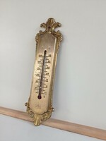Copper wall thermometer