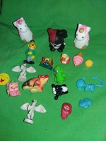 Quality 18-piece rubber toy figure package in one as shown in the pictures