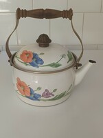 Villeroy and boch enameled vintage teapot