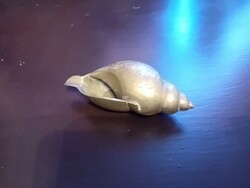 Brass shell seashell ashtray
