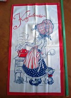 Kitchen aprons with a kitchen fairy inscription, new sellers