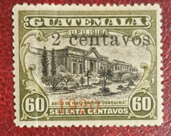 Guatemala 1920. postatiszta  bélyeg F/5/6