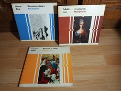 Műhelytitkok sorozat- 3 könyv egyben - A restaurálás; Rézmetszet, rézkarc; Miért fest az ember