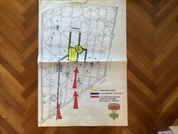 Poster of Imre Nagy's reburial route from 1989.