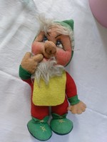 23 cm high dwarf, gnome made of very old felt. Similar to the chad valley dwarfs