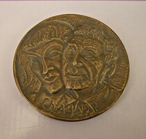 "CHAGALL" Renner Kálmán bronz plakett