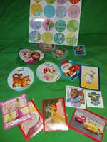 Retro girl sticker toy package with many pieces in good condition as shown in the pictures