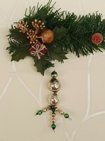 Christmas tree decoration glass, pearl ornament