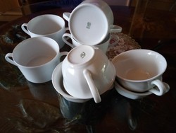2X4 white porcelain cups