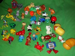 Retro kinder surprise approx. 50-piece toy and figurine package in one, as shown in the pictures