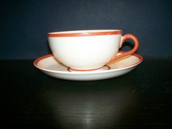 Fine porcelain cup + saucer