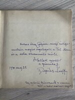 Rexa Dezső dedikált Százesztendős Pest-Buda képeskönyv fotó fénykép Budapest aláírt