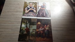 Antique postcards.