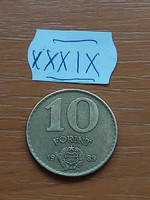 Hungarian People's Republic 10 forints 1989 aluminium-bronze xxxix