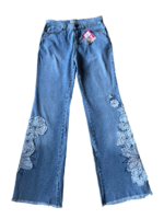 Vintage edging Scandinavian loose fit jeans