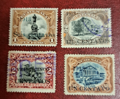 Guatemala 1913.  bélyegek  (3/1/6)