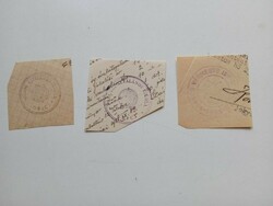 D202586  IGRICI  Borsod-Abaúj-Zemplén vm régi bélyegző-lenyomatok  3 db.   kb 1900-1950's