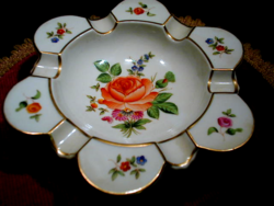 Herend rose pattern ashtray