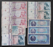 Romania banknote lot 24 pcs