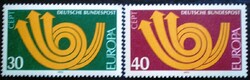N768-9 / Germany 1973 europa cept set of stamps postal clear