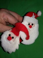 Memory spring Santa Claus head little girl girly pigtail hairpins ornaments 2 in one according to the pictures