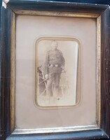 Old military photo i. World War Hussar