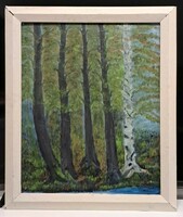 Szentendre painter: trees.