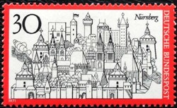 N678 / Germany 1971 tourism stamp postal clear