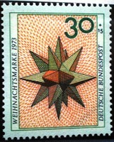 N790 / Germany 1973 Christmas stamp postal clear