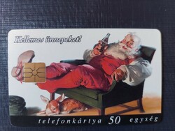 Holiday edition 1997 phone card, 50,000 pcs