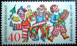 N748 / Germany 1972 the Cologne carnival stamp postal clear
