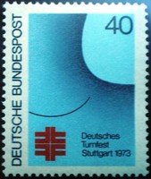 N763 / Germany 1973 tournament celebrations stamp postal clear