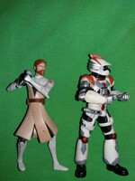 Quality star wars - the clone wars obi-wan and clone 12cm toy action figures in one according to the pictures