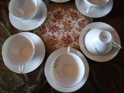 6 Individual teas, coffee set, old bavaria. XX