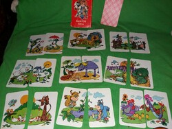 Retro foky studio animal card - makk marci fairy tale game card with matching box according to the pictures