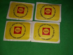 Old shell - interag advertisement eyeglass cleaner packaged paper towel 4 pcs in one as shown in the pictures