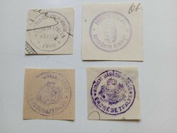 D202593 ERZSÉBETFALVA   régi bélyegző-lenyomatok   3+  db.   kb 1900-1950's