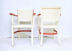 Vintage wooden armchairs